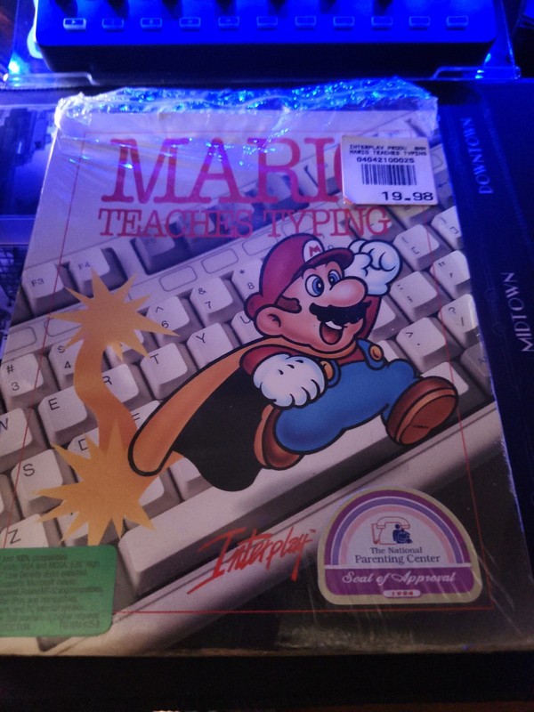 Mario Teaches Typing 1992 Edition PC Game