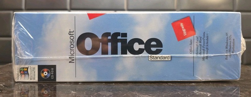 Microsoft Office Standard Windows 95 Upgrade CD-ROM 1996 PC Software Sealed gallery