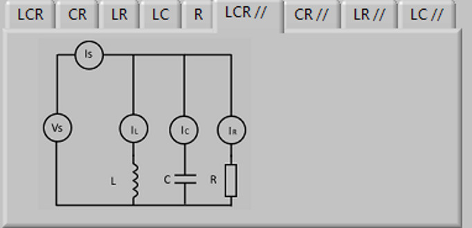 Impedance Software Simulator for series parallel ac circuit practical exercises gallery