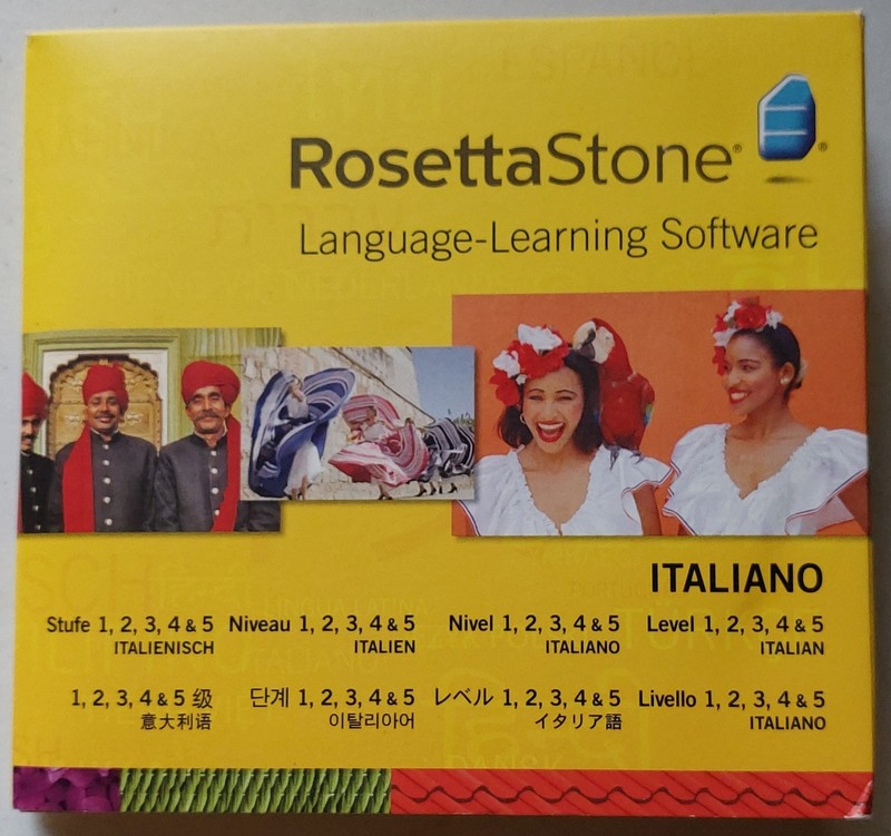 Rosseta Stone – Itailiano 1-5 plus MP3 Audio Companion