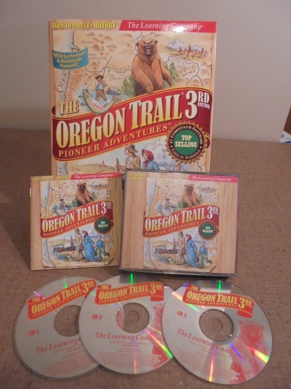 Vintage PC Curriculum The Oregon Trail 3rd Edition The Learning Co. 3rd Edition