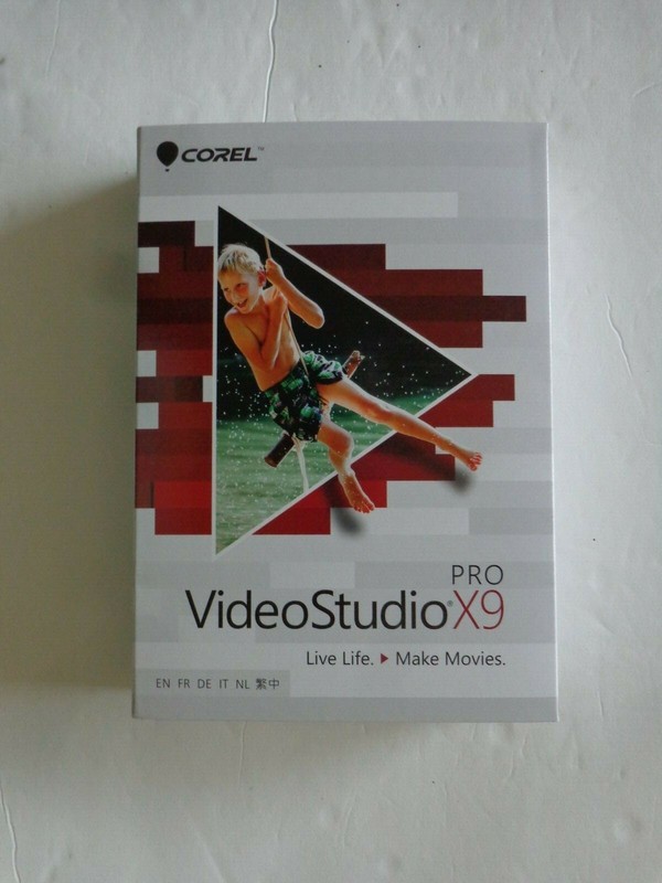 Corel VideoStudio Pro X9 For Windows (Factory sealed retail box)
