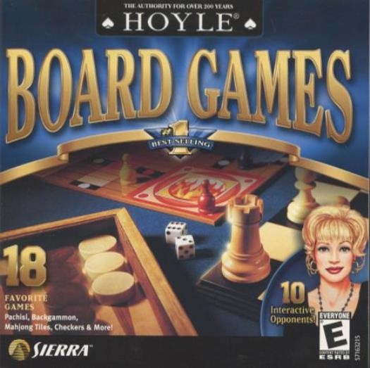 Hoyle Board Games 2002 PC CD mahjong tiles pachisi wordox yahtzee double cross +