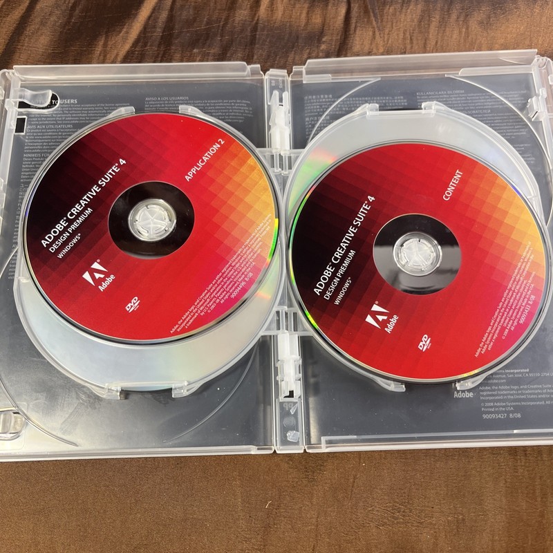 Adobe Creative Suite 4 CS4 Design Premium Windows PC Full Retail DVD No Serial # gallery
