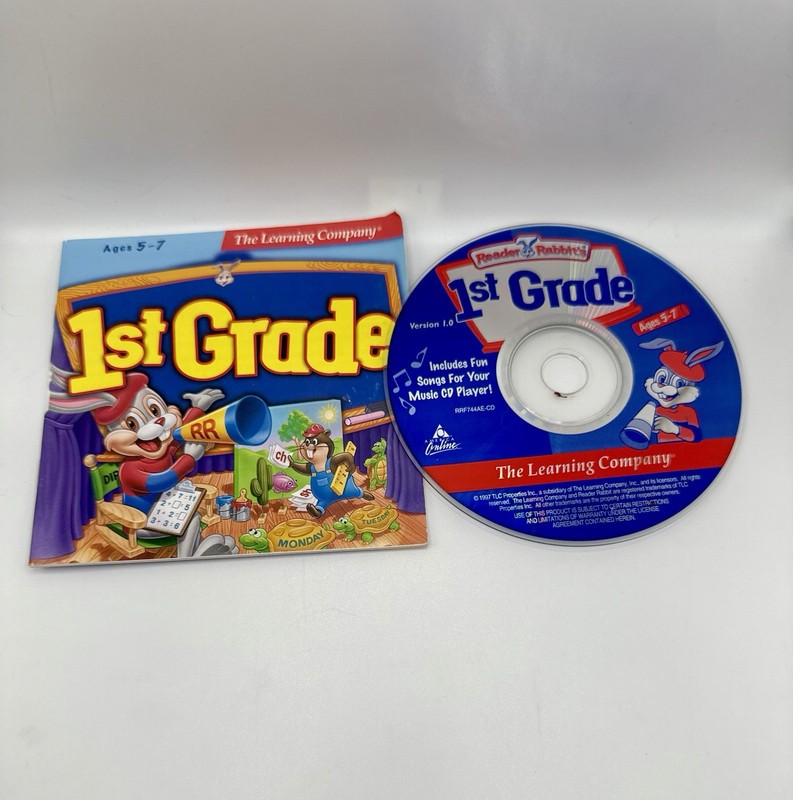 Reader Rabbit’s 1st Grade PC CD-ROM Game (The Learning Company, 1997)