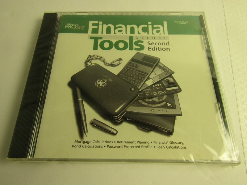 2002 FINANCIAL TOOLS DELUXE 2nd EDITION by GLOBAL PRO BIZ 98/ME/XP