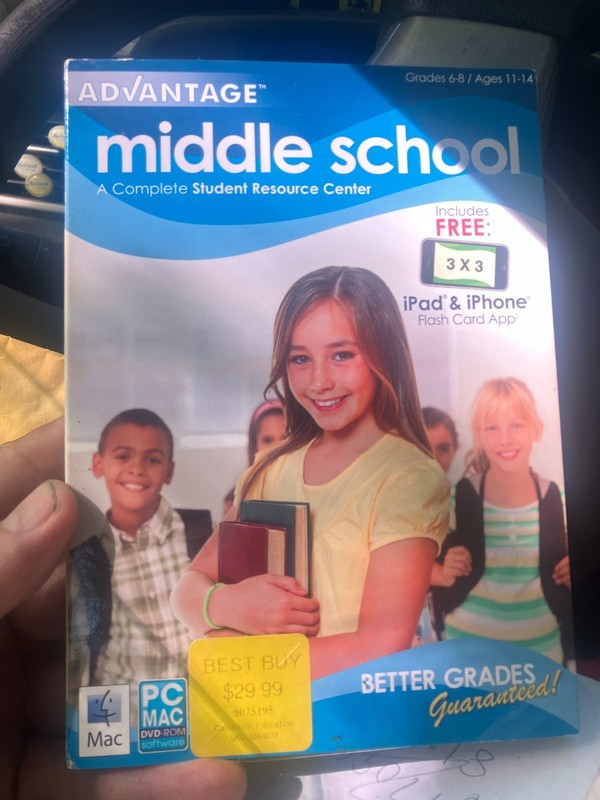 Middle School Advantage 2012 (PC/Mac) *New,sealed* O