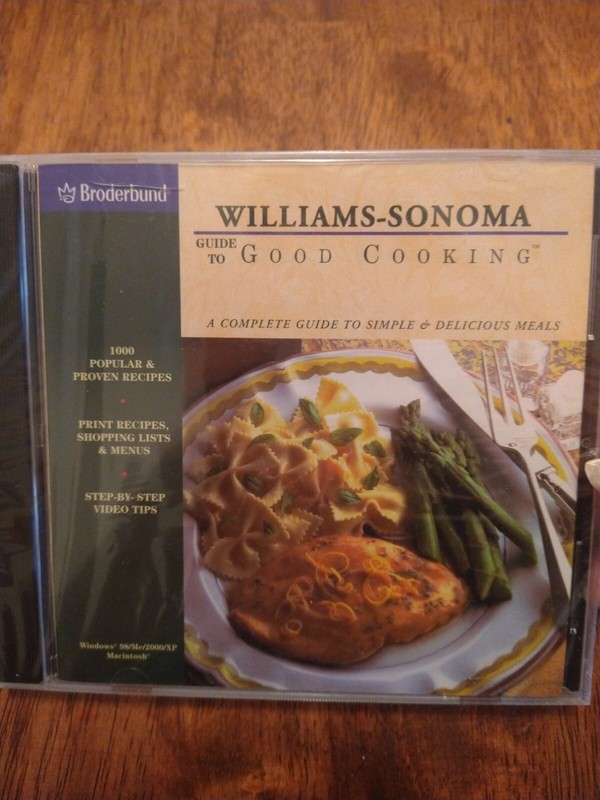 Broderbund Williams-Sonoma Guide To Good Cooking PC CD-ROM for Windows 98
