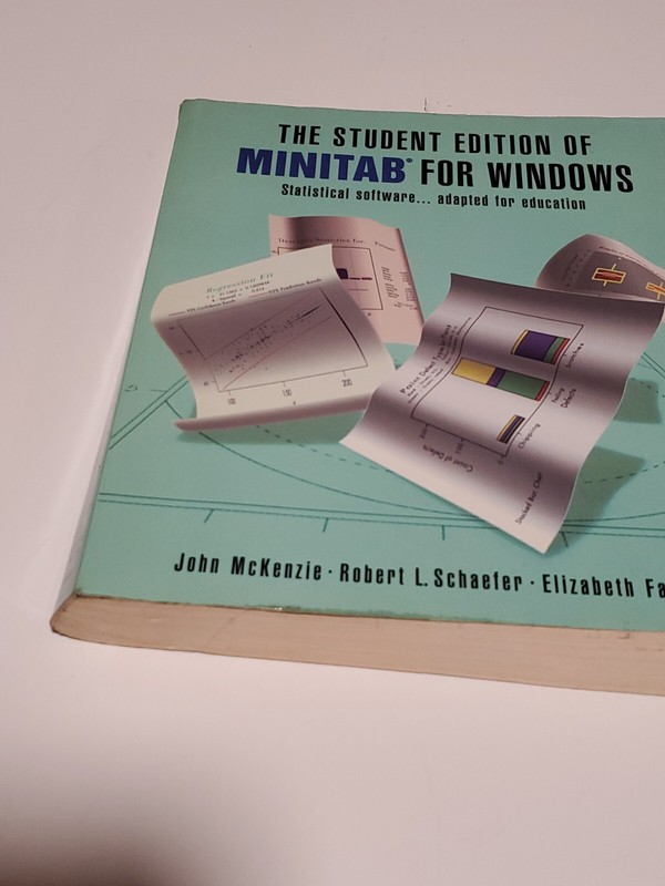 THE STUDENT EDITION OF MINITAB For WINDOWS Statistical Software 3.5 Floppy Book gallery