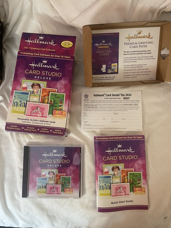 Sealed 2013 Hallmark Card Studio Deluxe Software Self Personalization Suite gallery