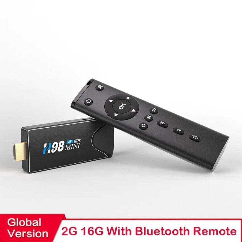 HONGTOP Mini TV Stick Android 10 4K HD 2G 16G TV Box 2.4G 5G Dual Wifi Smart TV