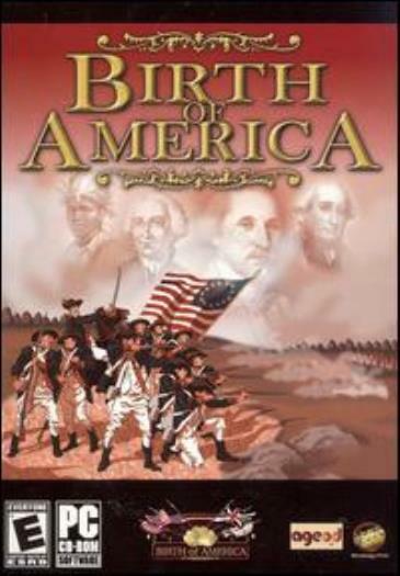 Birth of America PC CD command French & Indian, Revolutionary war strategy game!