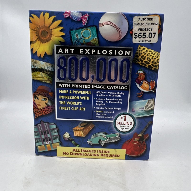 Art Explosion 800,000 Clip Art World’s Finest Clip Art Factory see description