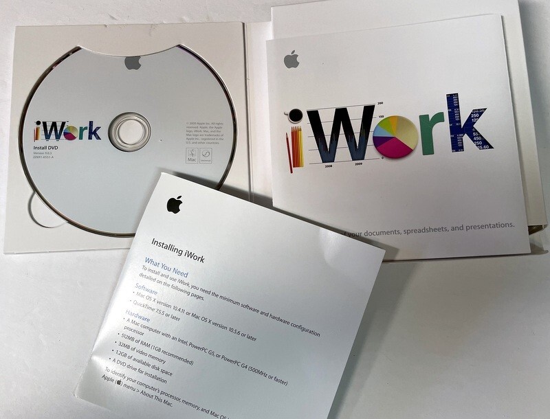 Apple iWork ’09 Retail V9.0.3 Full Version MB942Z/A