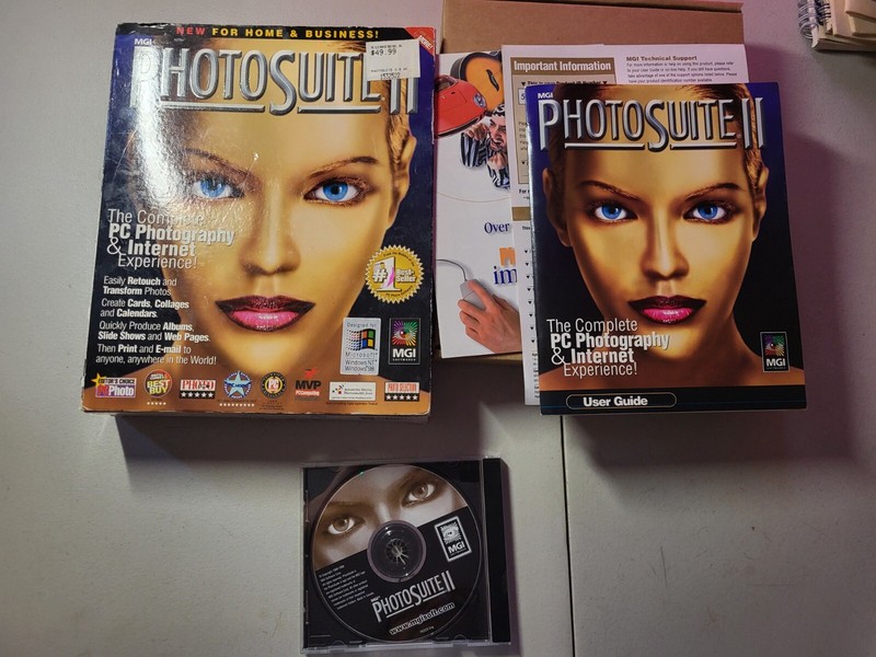 MGI PHOTO SUITE II – WINDOWS NT/WINDOWS 98 Complete Free Shipping