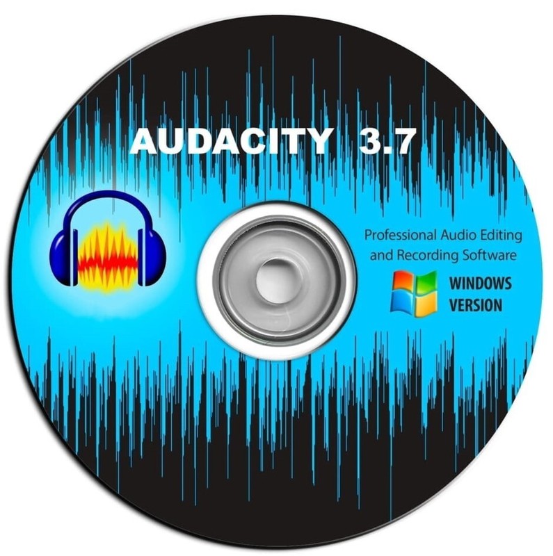 Audacity 3.7 Software Professional Audio Music Editing Recording ~ Windows CD