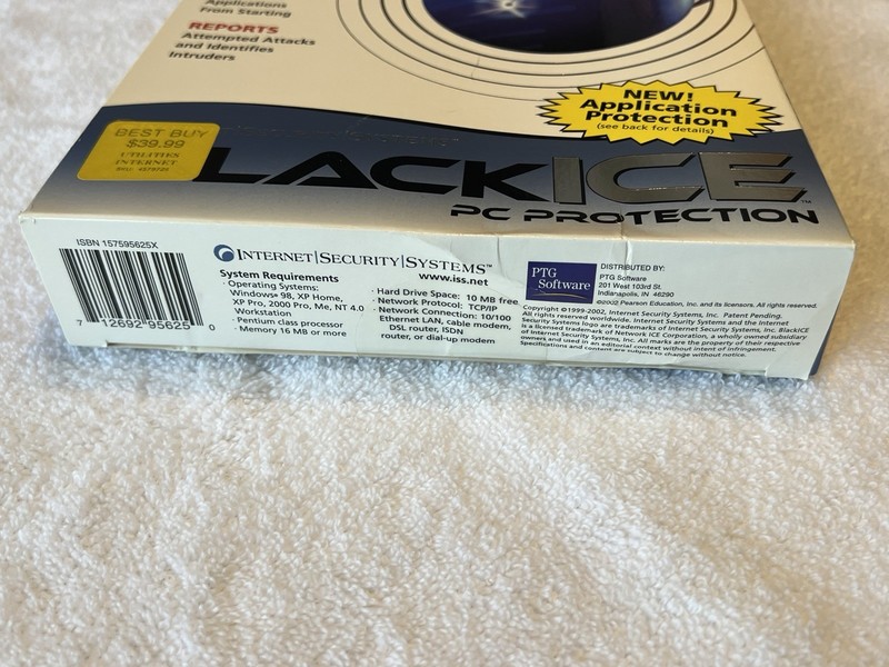 New Internet Security Systems BlackICE Defender Firewall Software CD Windows gallery