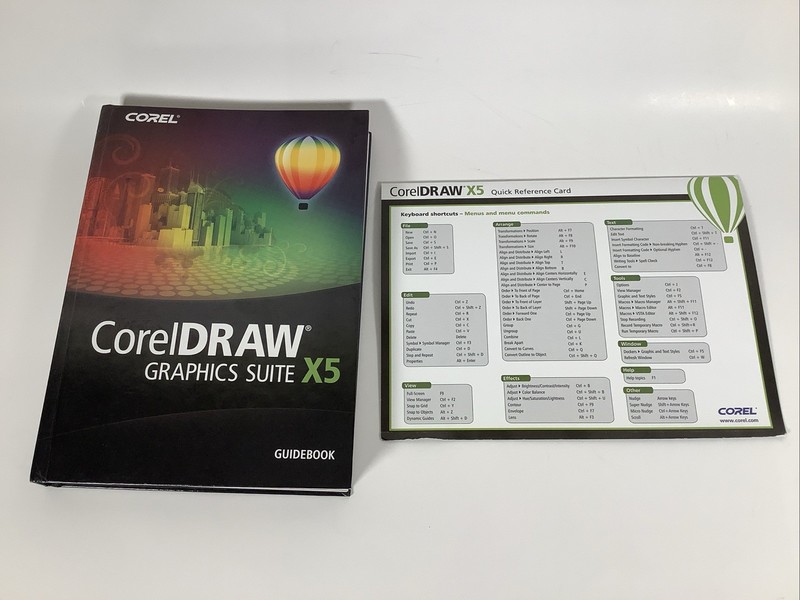 CorelDRAW Graphics Suite X5 – Education Edition 2010 – Guidebook Only – No CD –