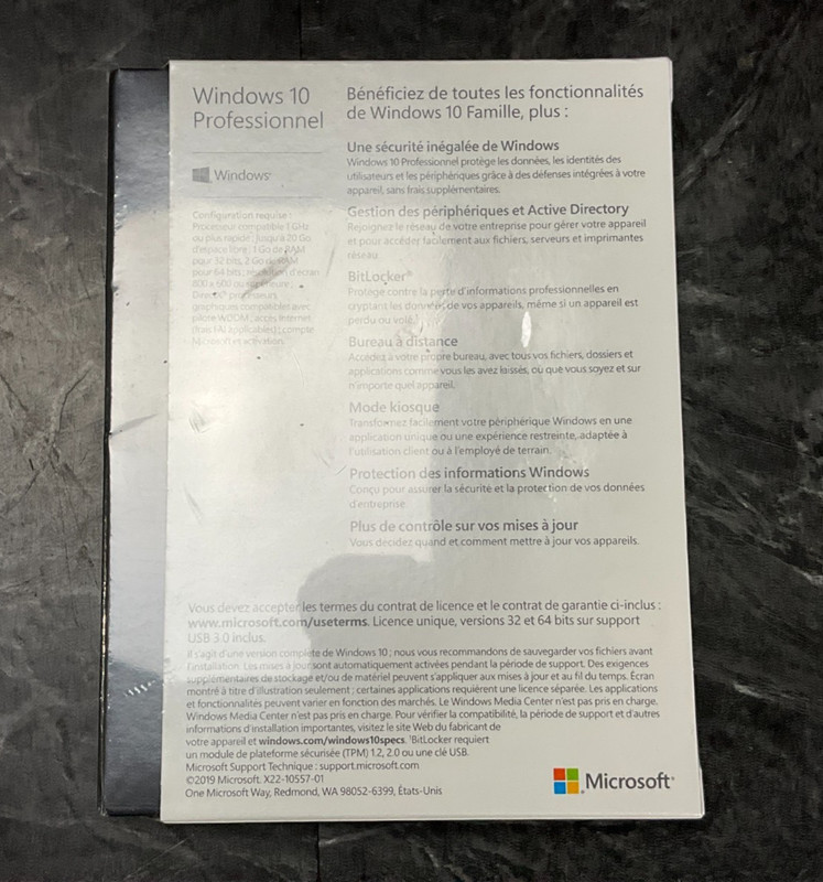 Microsoft Windows 10 Professional USB HAV-00123 🇺🇸✨🇺🇸✨ FRENCH VERSION gallery