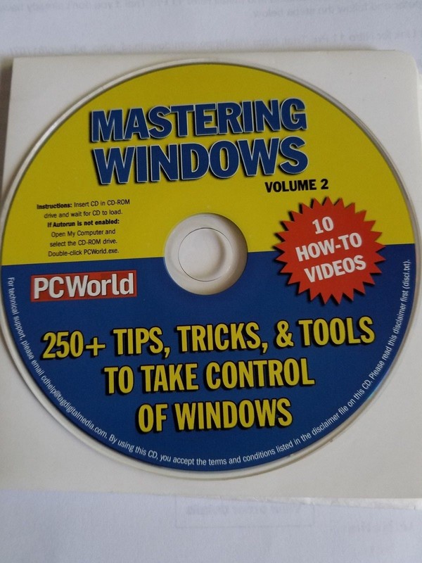 Pc World Mastering Windows Volume 2 250+ Tips & Tools , 10 How to Videos' 