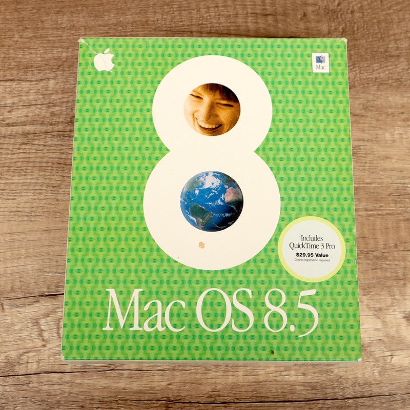 Apple Mac OS 8.5 Operating System – Retail Big Box CD-ROM with Manuals