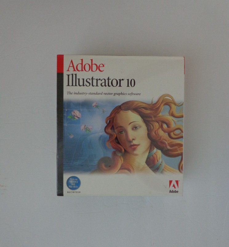 Adobe Illustrator 10 Software for MAC