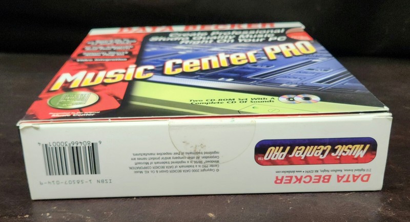 Vintage 2000 Data Becker Music Center Pro Software, Complete/Win 95/EUC gallery