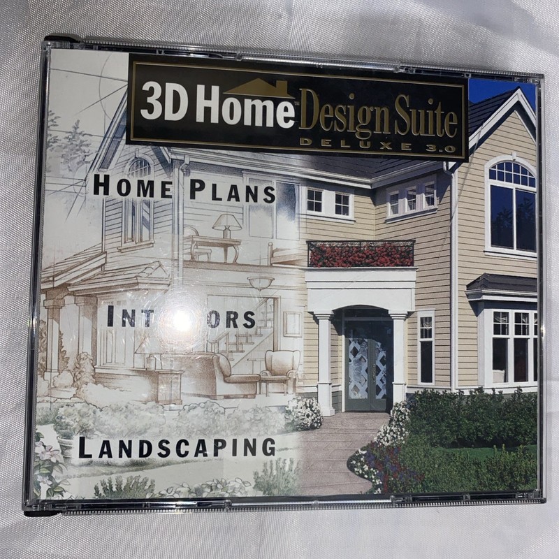 3D Home Design Suite Deluxe 3.0--Broderbund Home Design Software & an extra see gallery