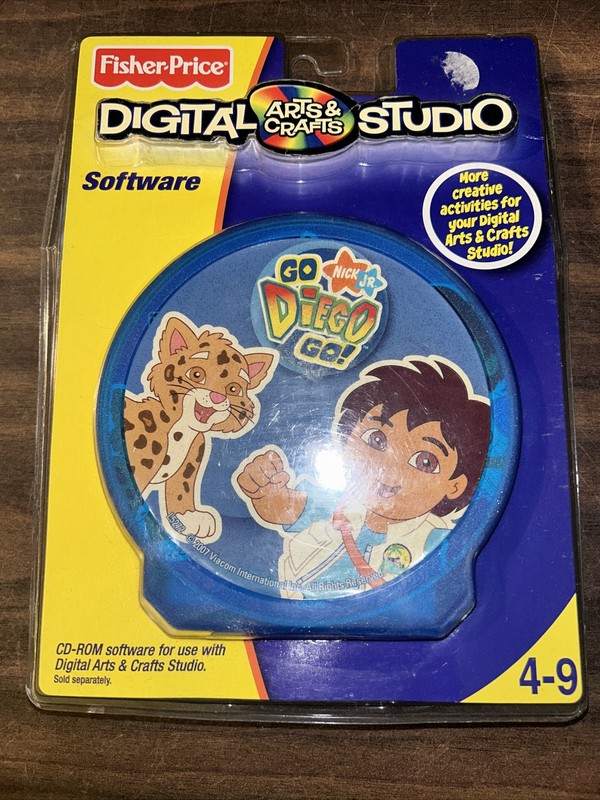 Fisher-Price Digital Arts and Crafts Studio-Go Diego Go Software NEW