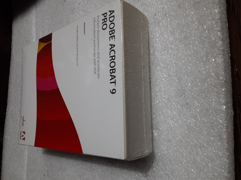 Adobe Acrobat 9 Pro Professional for Windows New Sealed gallery