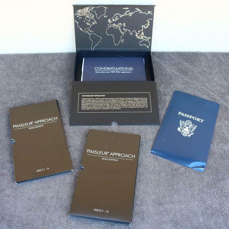 Language method FRENCH Learning Course Pimsleur Gold APPROACH 8 CD learn OUI XS