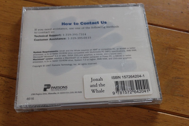 Jonah and The Whale CD-ROM Software 4616 Windows MacIntosh gallery