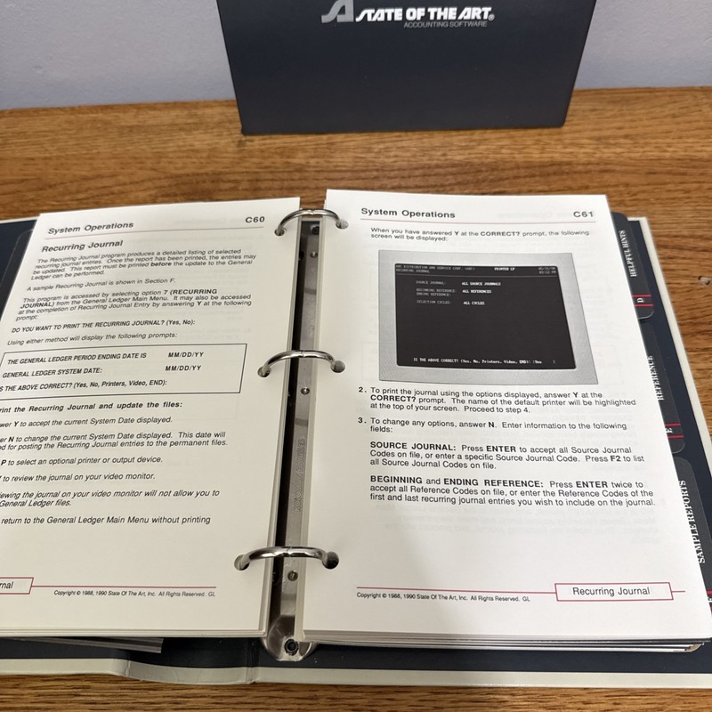 MAS 90 Evolution/2 . Master Accounting Series Manual General Ledger NO SOFTWARE gallery