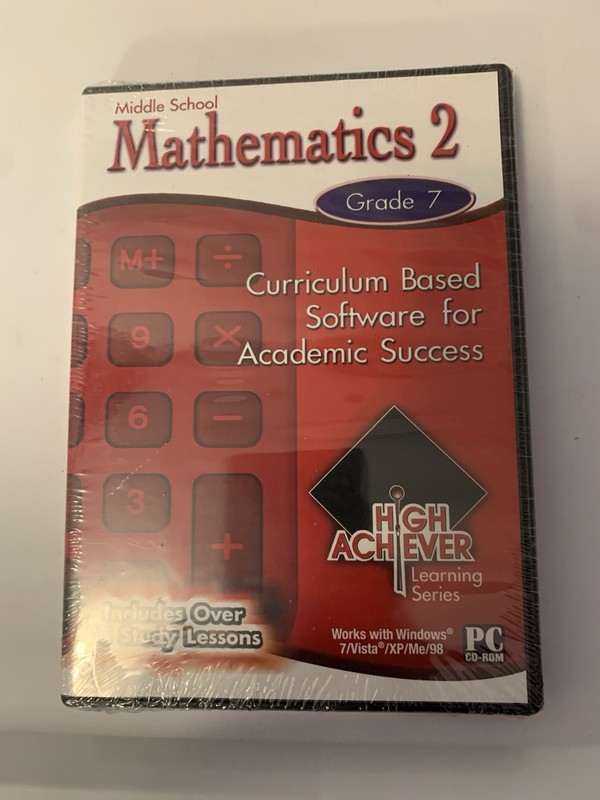 High Achiever Middle School Mathematics 2 (Grade 7) CD-ROM -NEW gallery