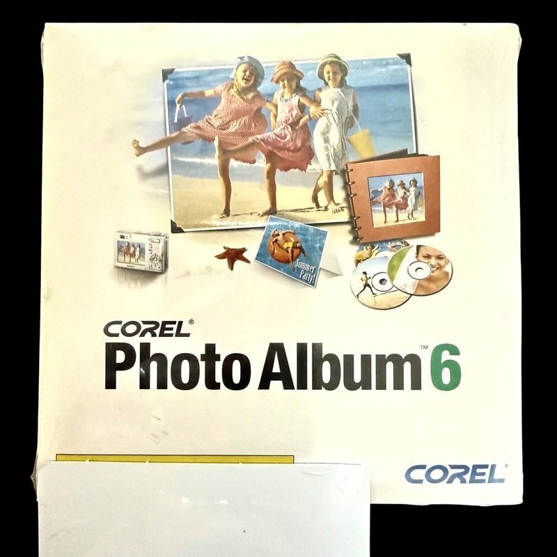 Corel Photo Album 6 Compact Disc Standard Edition CD For Windows XP or 2000