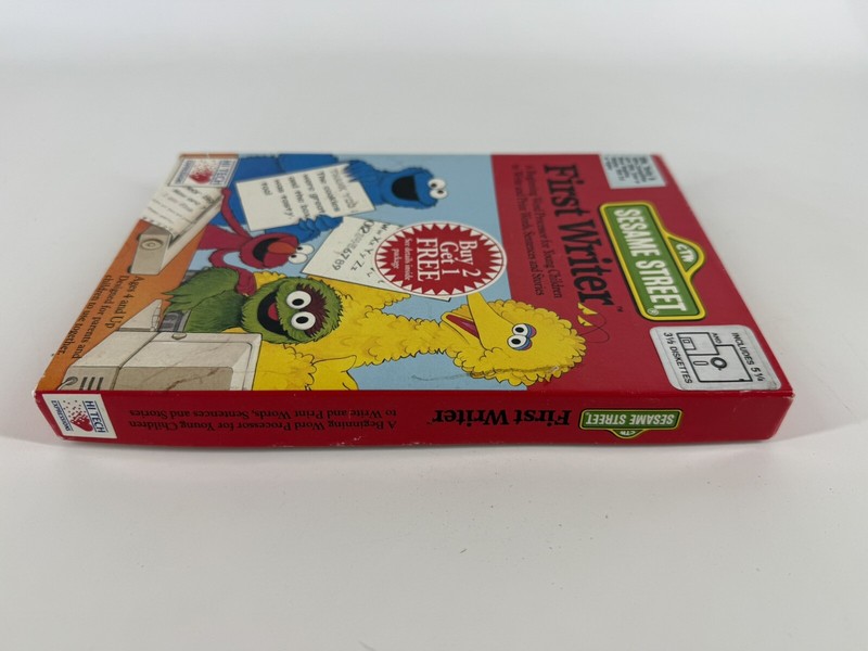 Sesame Street First Writer: A Beginning Word Processor for Children IBM Game EUC gallery