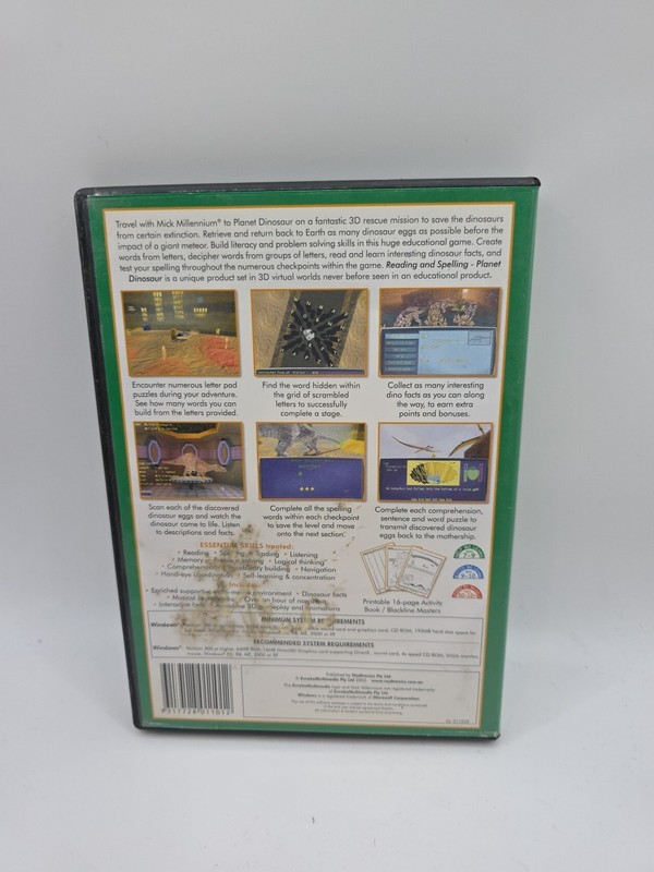 READING & SPELLING PLANET DINOSAUR AGES 7-12+ PC CD + Manual gallery