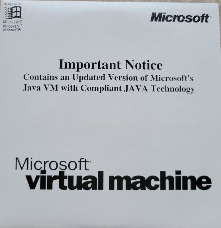 Vintage CD - Microsoft Virtual Machine gallery
