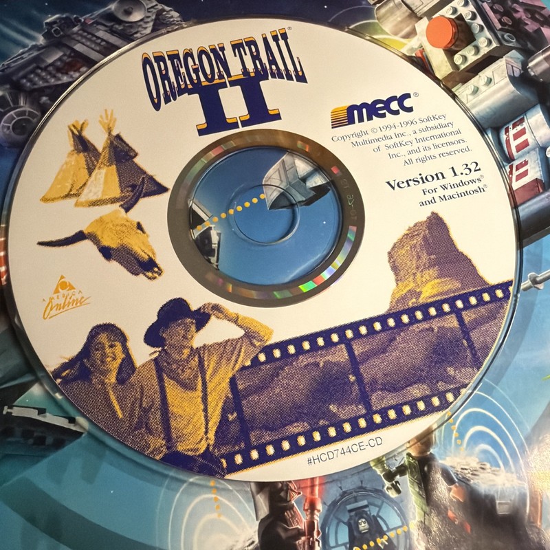 MECC Oregon Trail II Version 1.32 CD Windows/Mac English Educational Software