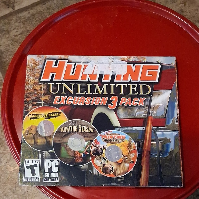 ValuSoft Hunting Unlimited Excursion 3 Pack PC CD Outdoorsman 3-Pak