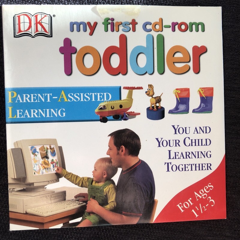 DK My First CD-ROM Toddler – Parent Assisted Learning Ages 1 1/2 – 3 Educational