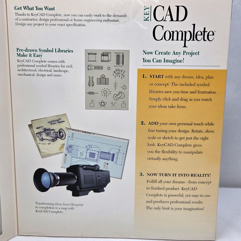 SoftKey Key CAD Complete PC Mac Software CD-ROM Vintage Sealed NWT 0-7630-1281-5 gallery