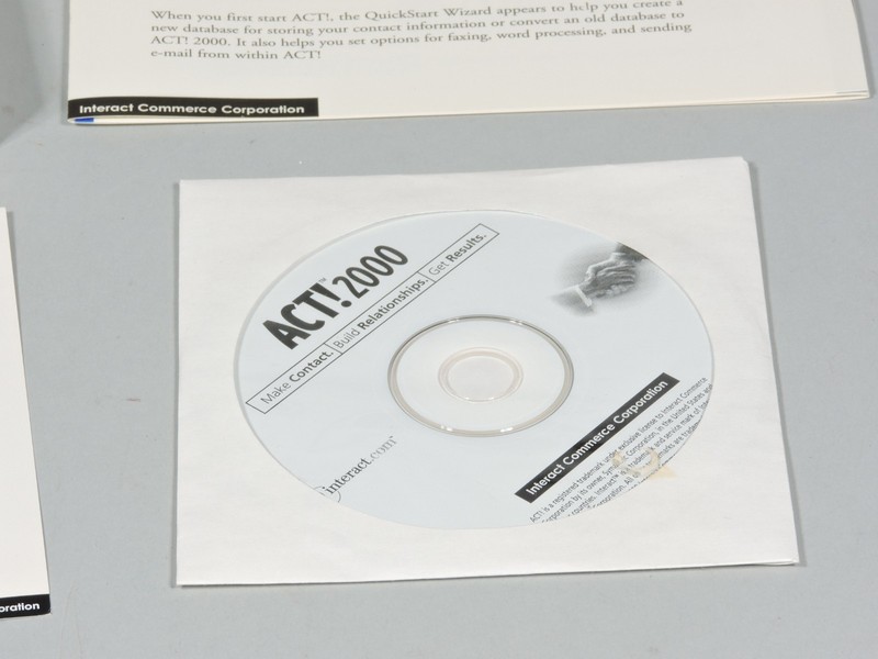 ACT2000! Upgrade CD and User Guide - Unopened Disk gallery