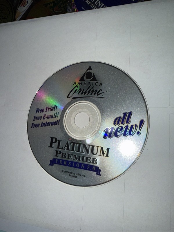 PC Software CD Disc America Online Platinum Premier Version 5.0 (WTF14)