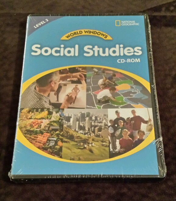 World Windows: Level 2 – Social Studies (PC CD-ROM) National Geographic NEW