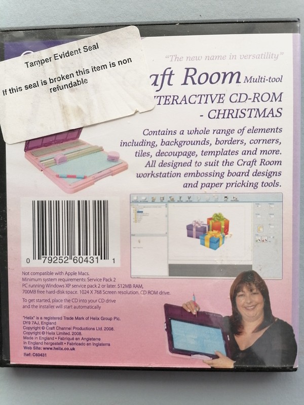 CRAFT ROOM Multi-Tool, Christmas, Papercraft CDRom, NOT Mac-compatible - Helix gallery