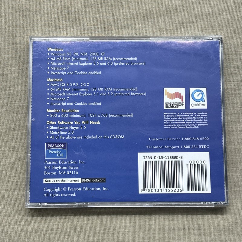 Pearson Prentice Hall Biology - Lab Simulations (PC CD-ROM 2003 Win/Mac) Science gallery