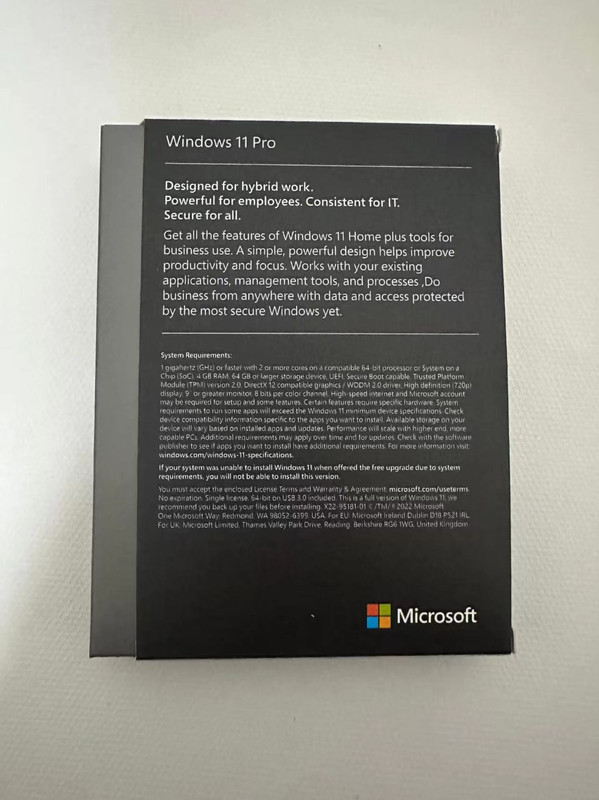 Windows 11 Pro 64-Bit USB Flash Drive Full Retail Version In Box Microsoft gallery