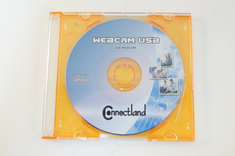Webcam USB Connectland Disc Utilitaire Driver Install PC Program Software