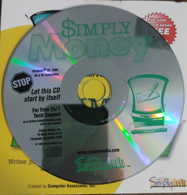Simply Money Writes Your Checks and Keeps Your Books PC CD Rom-Rare-SHIPS N 24HR gallery